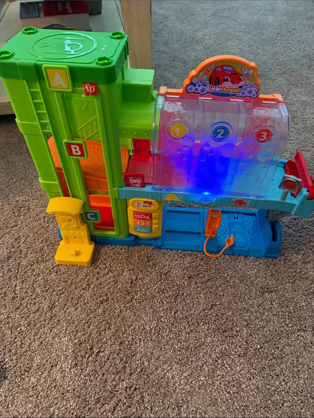 Fisher-Price Little People Multi-Color Car Playset